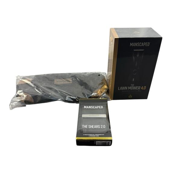 New Sealed Manscaped Lawnmower 4.0 trimmer shears and carrybag set - Picture 1 of 5